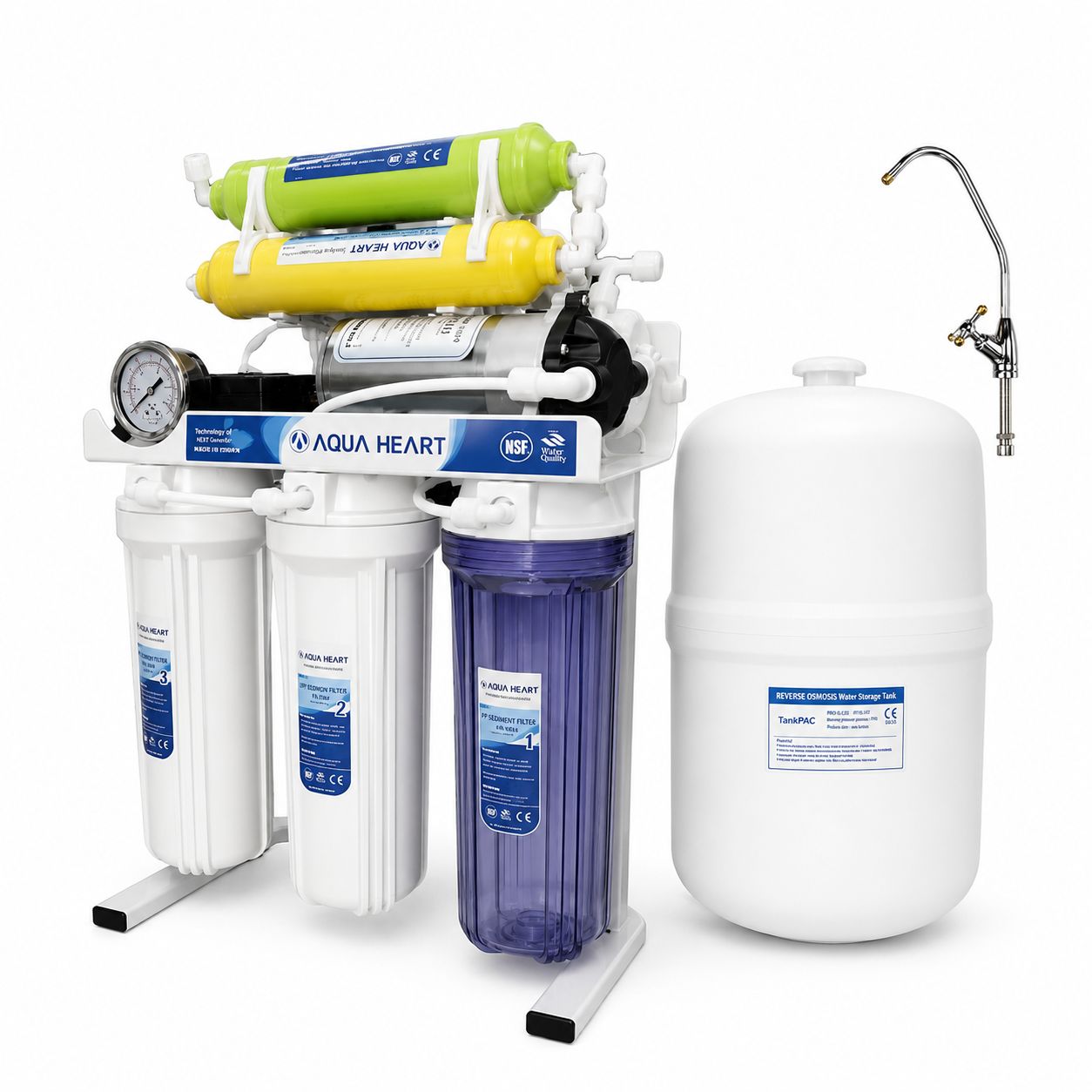 AQUA HEART AHRO-100SG 7 Stages 100-GPD Water Purifier