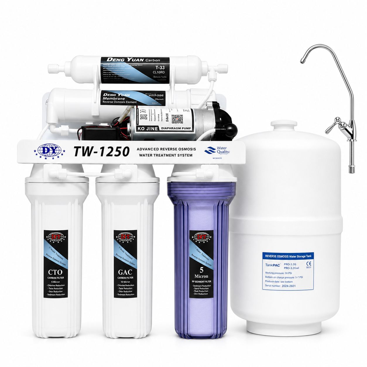 AQUA HEART AHRO-100SG 7 Stages 100-GPD Water Purifier
