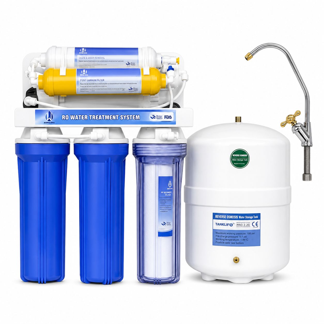 Water Man WM-RO-75 6 Stages 75-GPD Water Purifier