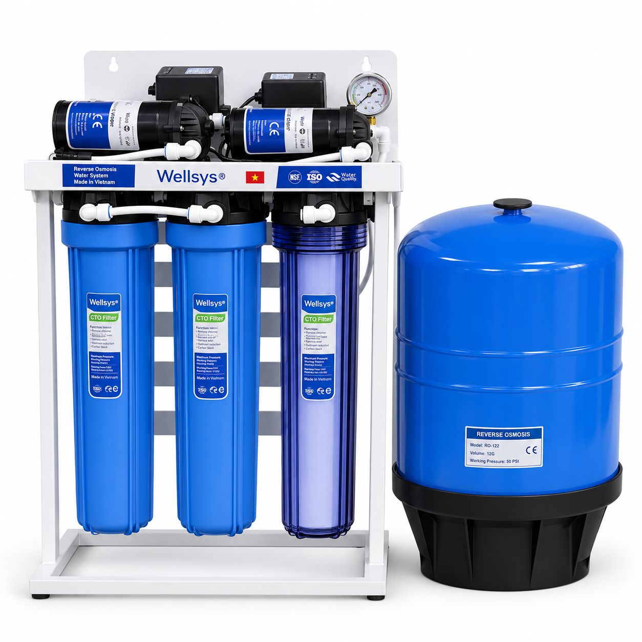 Wellsys RO-400 5 Stages 400-GPD Water Purifier